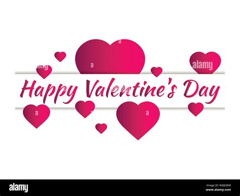 Feliz Día De San Valentín 14 De Febrero Tarjeta De Felicitación Con