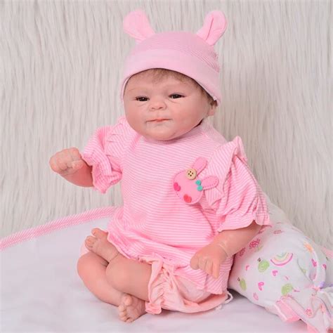 Hot Sale Lifelike Reborn Baby Doll 17 Inch 43 Cm Newborn Girl Babies