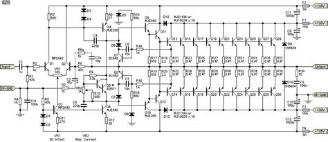 2000w audio amplifier circuit diagram. Free Wiring Diagram: 2000w Transistor Audio Power Amplifier Circuit Diagrsms