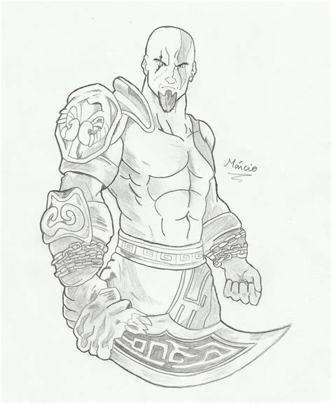 Kratos God Of War By Marciosouza On Deviantart