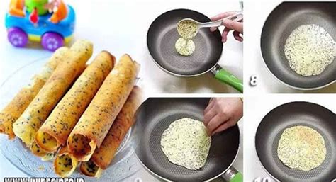 Begini cara membuat crepes yang renyah di rumah. Cara Membuat Crepes Teflon : Resep Crepes Renyah Hanya ...