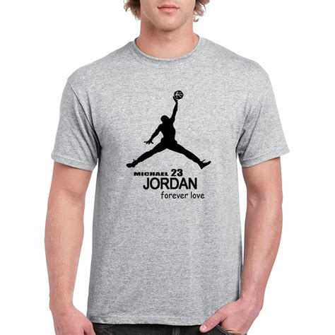 Michael Jordan Print Shirt Mens O Neck Image Fashion Jordan Nba T Shirt