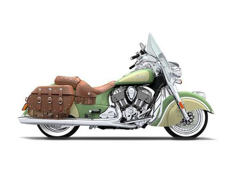 2016 Indian Motorcycle® Chief® Vintage Willow Green And Ivory Cream For