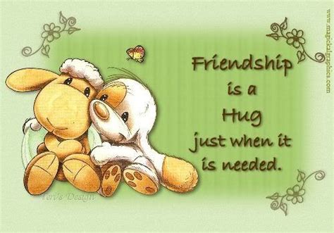 Friendship Is A Hug Just When It Is Needed Pictures Photos And