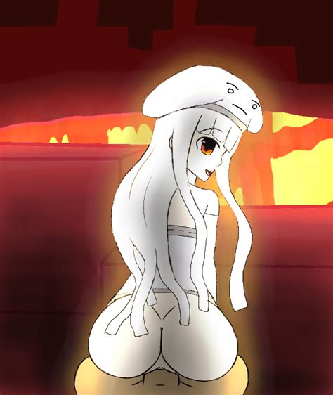 Rule 34 Aenmz Ass Back View Clothing Edit Ghast Lava Looking At Viewer Looking Back Minecraft