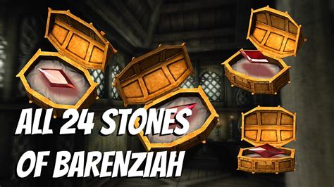 All 24 Stones Of Barenziah And How To Get Them Skyrim Special Edition