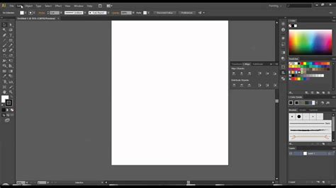 Adobe Illustrator Cs6 Tutorial 1 The Workspace Youtube