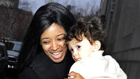 Former Playboy Model Stephanie Adams Pushes Seven Year Old Son Out Of
