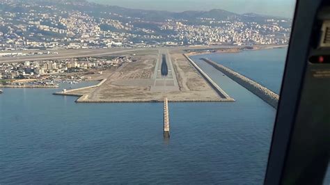 To And From Beirut Airport Landing And Take Off Video From The