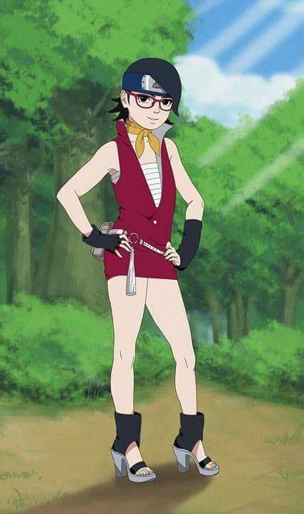 The Colored Manga Version Of Sarada Uchiha Everybody Says That She S Too Sexualized At Her