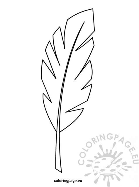 Palm Branch Template Palm Sunday Ladybug Coloring Page Leaf Coloring