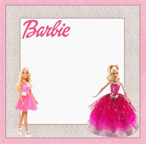 custom barbie birthday invitation x free printable invitations the best porn website