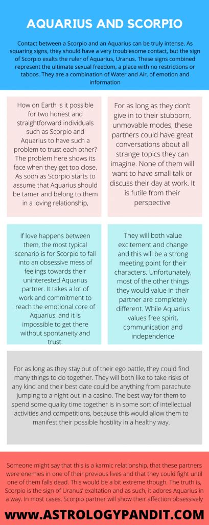 When you come across an aquarius man, one of the first things you will notice is his constantly churning state of mind. Aquarius man Scorpio woman compatibility in love online