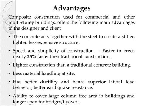 Composite Construction Or Composite Structureframe