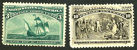 Us 232 237 Mint Og Nh United States General Issue Stamp Hipstamp