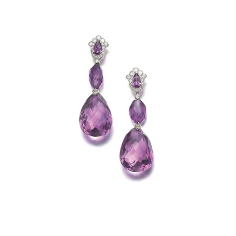 Marie Poutines Jewels And Royals Earrings Of Purple