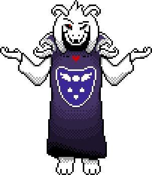 This mod adds massive amounts of color and detail to the battle/dialogue sprites in the game! Undertale - Asriel Dreemurr Sprite in colour | Desenhos ...