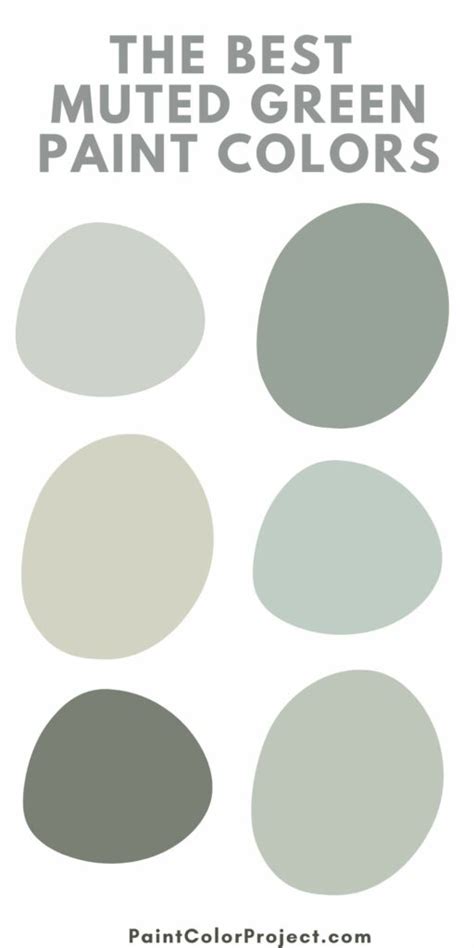 The Best Muted Green Paint Colors The Paint Color Project