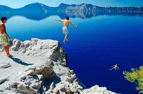 The 15 Ballsiest Cliff Jumps In America Cliff Jumping Crater Lake