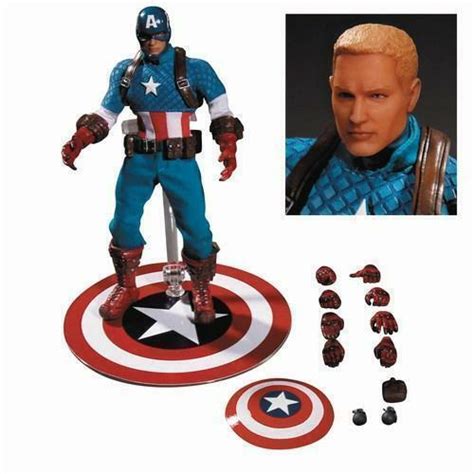 Mezco Captain America One 12 Collective Action Figure For Sale Online