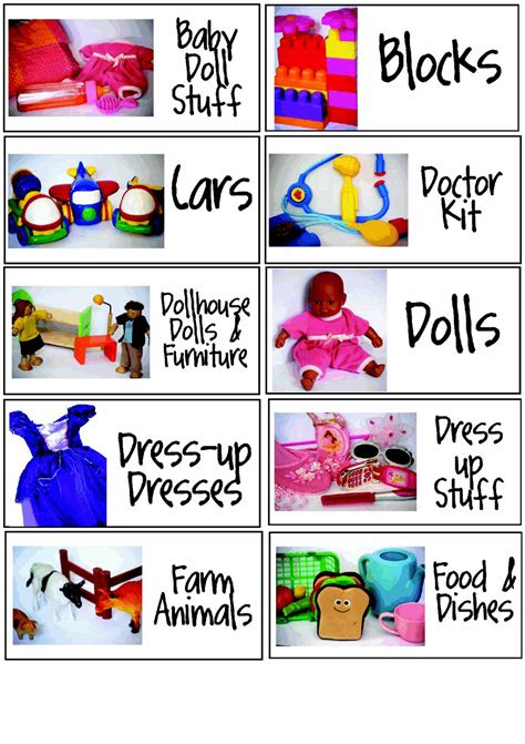 Toy Bin Labels Organization Pinterest Toys Toy Bin Labels And