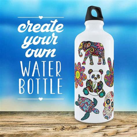 Create Your Own Water Bottle Sticker Kit Aluminum Bottle Vinyl