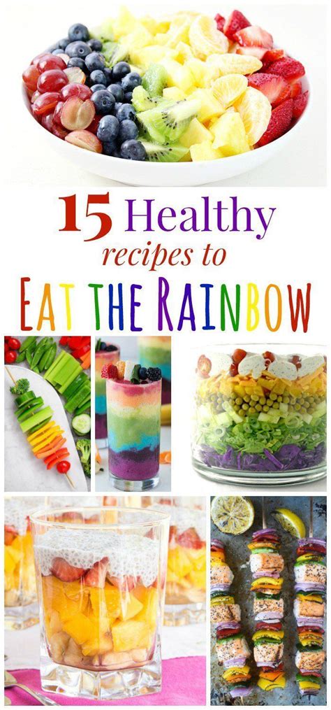 15 Healthy Recipes To Eat The Rainbow Healthy Recipes Eat The