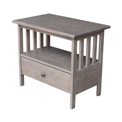 Mission Entertainmenttv Stand Washed Gray Taupe