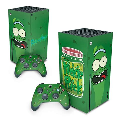 Xbox Series X Skin Pickle Rick And Morty Pop Arte Skins