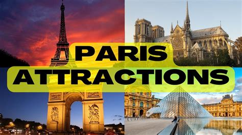 15 Top Tourist Attractions In Paris Youtube