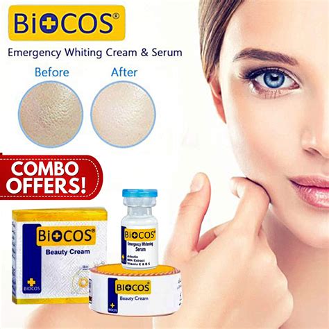 Biocos Beauty Cream And Fairness Serum For Pigmentation And Dark Spots