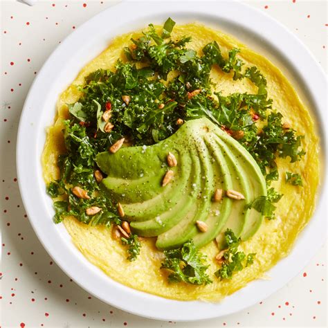 Avocado And Kale Omelet Recipe Eatingwell
