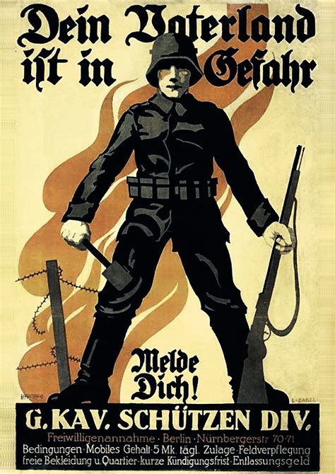 Upcrafts Design Ww1 German Propaganda Poster Wwi Replica