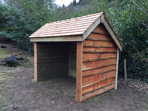 Waney Edge Field Sheep Shelter The Wooden Workshop Oakford Devon