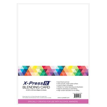 These are bleedproof when using your markers (as in they your marker won't bleed sideways), but the marker will show through the back of the paper and transfer onto other paper. Copic Australia | X-Press It Blending Card A1 (125pk)
