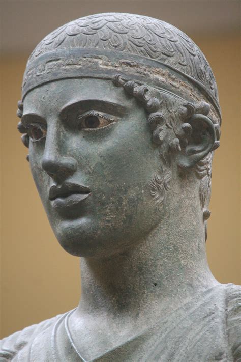 The Bronze Statue Of The Charioteer 480 460 Bc Delphi Greece 2011 Hellenistic Art