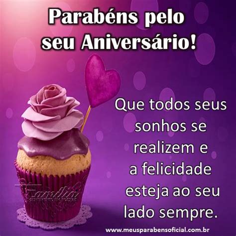 Meus Parabens ParabÉns Pelo Seu AniversÁrio Que Todos Seus Sonhos Se