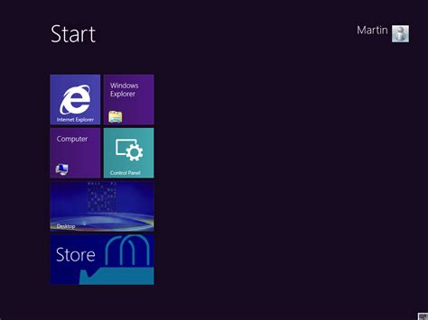 Windows 8 Start Menu Evolution — Martin Nobel