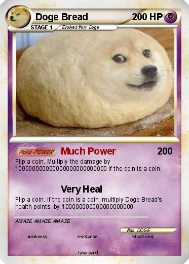 Pokémon Doge Bread 1 1 Much Power My Pokemon Card