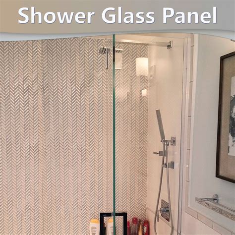 Shower Glass Panel Shower Door Installation