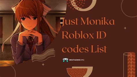 Just Monika Roblox Id Codes 2023 Doki Doki Songmusic Ids