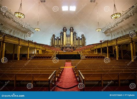 Meeting Hall At Mormon Temple Square In Salt Lake City Stock Image