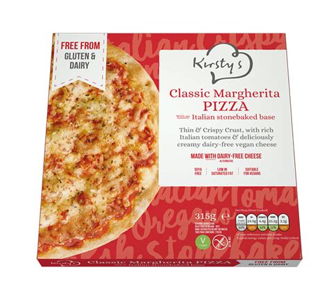 Kirstys Launches Cheesy Gluten And Dairy Free Margherita Pizza In Tesco