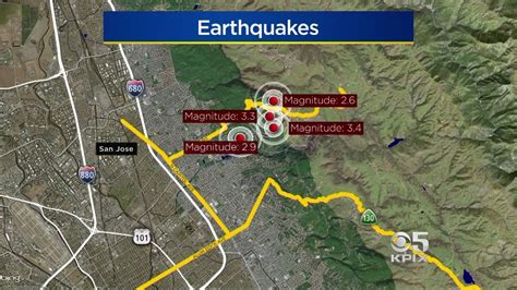 6 Small Earthquakes Rattle South Bay Within 24 Hour Period Youtube