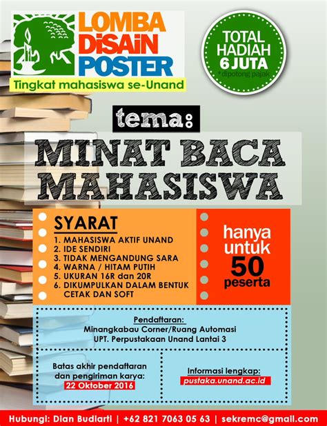 Poster Untuk Perpustakaan Lukisan