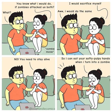 We Are So Different But Madly In Love 30 Relatable Couple Comics Bemethis Quadrinhos