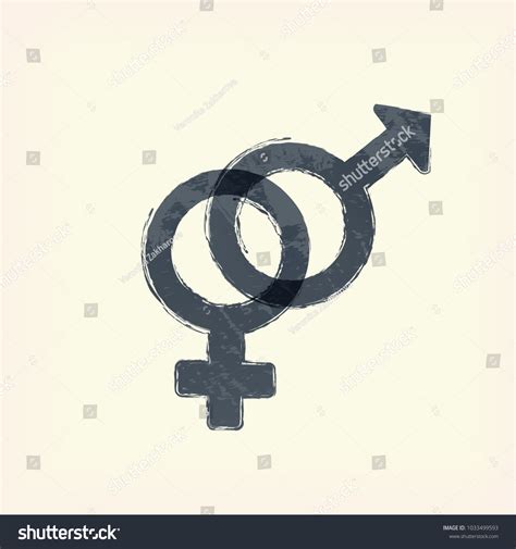 Gray Sex Man Woman Male Female Stock Vector Royalty Free 1033499593