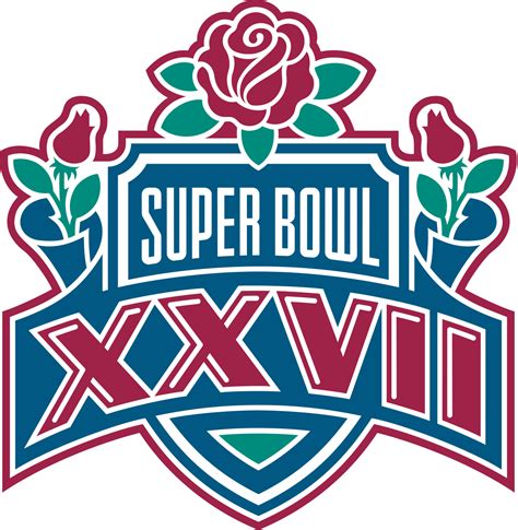 These disappeared in sb xlii and the current nfl logo made its debut at midfield in sb xliii. Super Bowl XXVII - Wikipedia