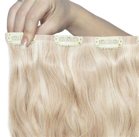 18 Inch Beach Wave Double Hair Set Champagne Blonde Beauty Works