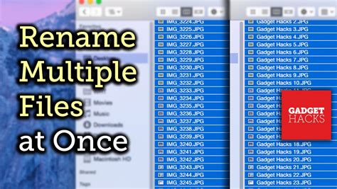 Rename Multiple Files At Once In Mac Os X Yosemite How To Youtube